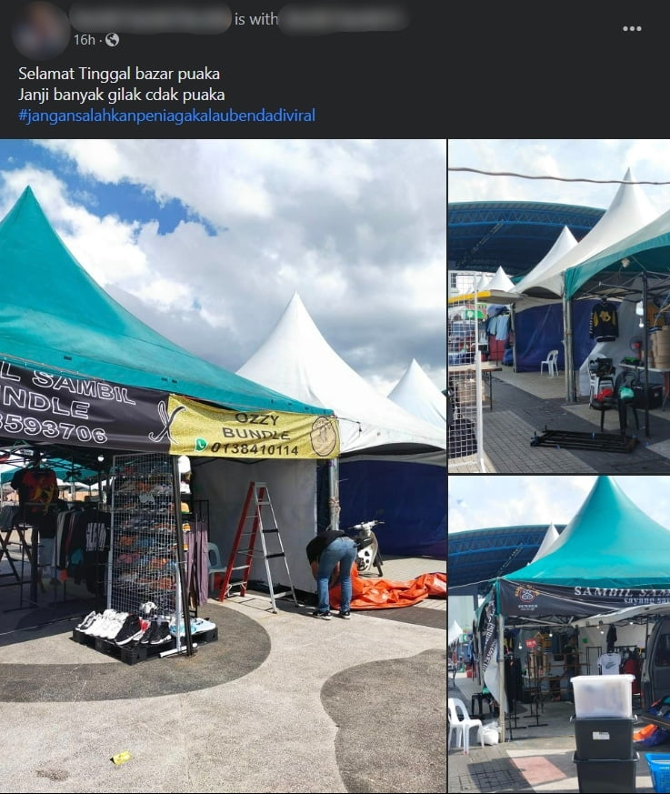 'Bazar Puaka', Netizen Luah Kesal Terhadap Pihak Penganjur Bazar Stadium Kuching