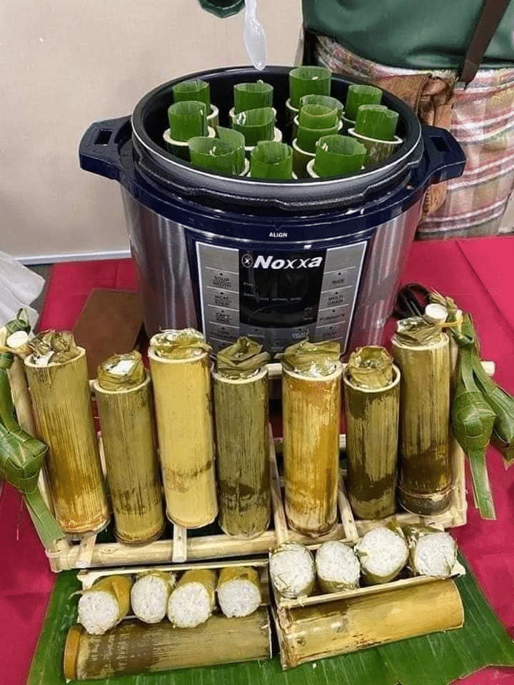 Kreatif Dan Mudah, Wanita Ini Kongsi 'Hack' Masak Lemang Guna Pressure Cooker