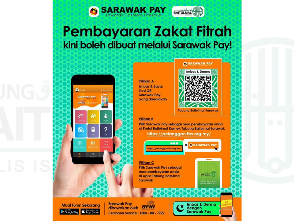 'Zakat Hujung Jari', Ini Panduan Bayar Zakat Fitrah Sarawak Secara Online