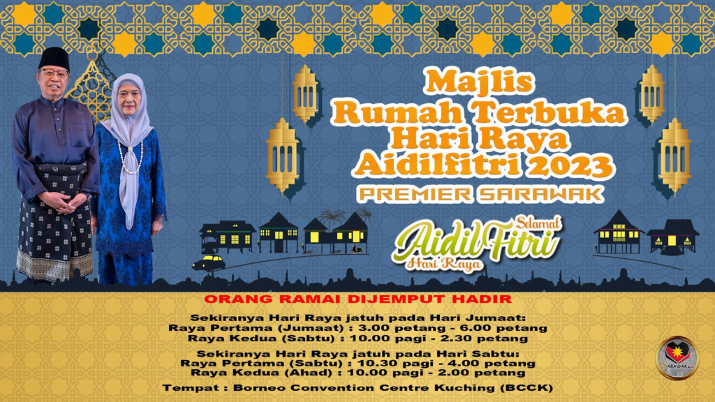Dua Hari Berturut-Turut, Abang Jo Anjur Rumah Terbuka Di BCCK Buat Semua Warga Sarawak