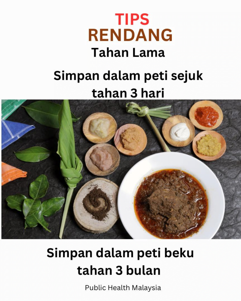 Rahsia Simpan Rendang Tahan Lama Hingga 3 Bulan, Ini Tips Dari Public Health Malaysia