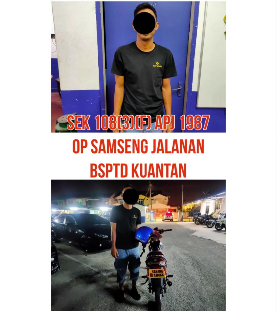 Jadi Bahan Jenaka Netizen, Lelaki Guna Nombor Plat 'Sayang Awok' Ini Ditahan