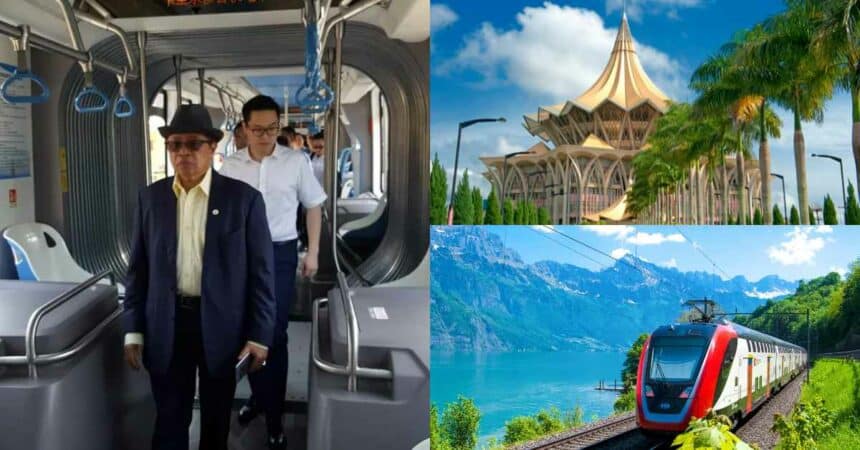 Abang Jo Rancang Bina Kereta Api Trans Borneo Hubungkan Sarawak, Brunei Dan Indonesia