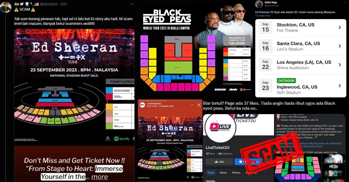 Awas Scammer Kini Target Jual Tiket Konsert, Individu Ini Minta Orang Ramai Berwaspada