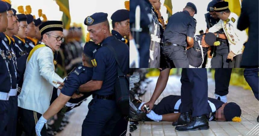 Bantu Angkat Anggota PGA Rebah Ketika Perbarisan, Tindakan ADUN Nangka Ini Dipuji Netizen