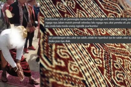 'Boleh Dipijak Ke?' Ini Pendapat Netizen Berbangsa Iban Tentang Isu Pua Kumbu Dijadikan Permaidani