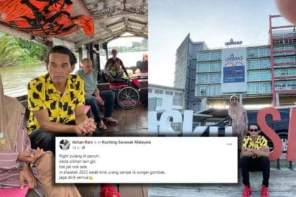 Flight Pulang KL Penuh, Gelagat Azhan Rani Naik 'Perauk Tambang' Cuit Hati Netizen Sarawak
