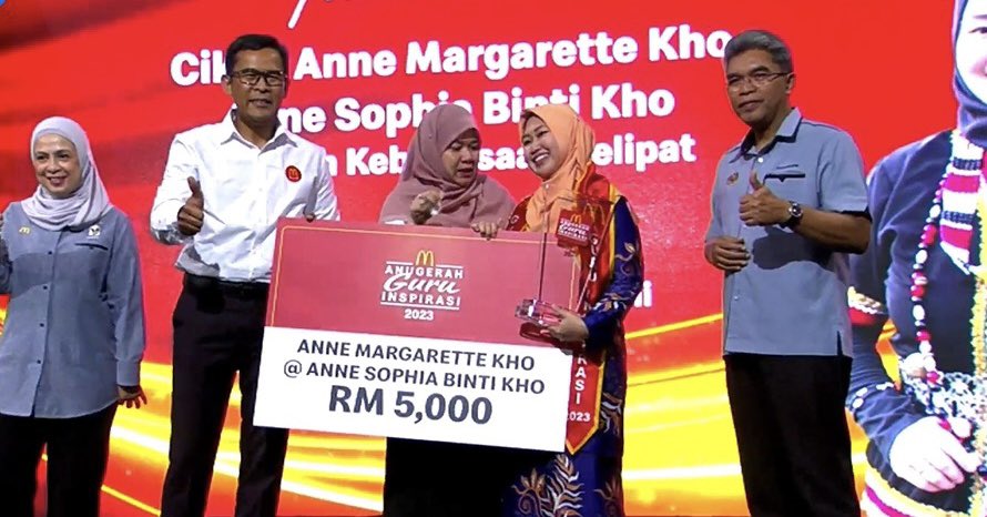 Sampai Buat Menteri Pendidikan Sebak, Guru Dari Lawas Dinobat Anugerah Guru Inspirasi McDonald's 2023