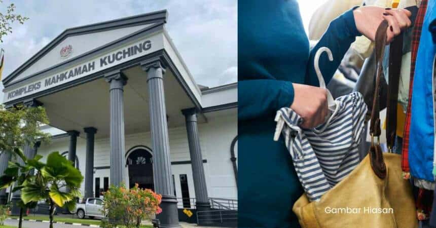 Wanita di Kuching dipenjara sehari, didenda kerana mencuri bra