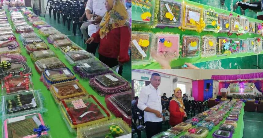Hidang Lebih 66 Jenis Kek Lapis, Rumah Terbuka Di Kampung Melayu Engkilili Ini Tarik Perhatian Netizen