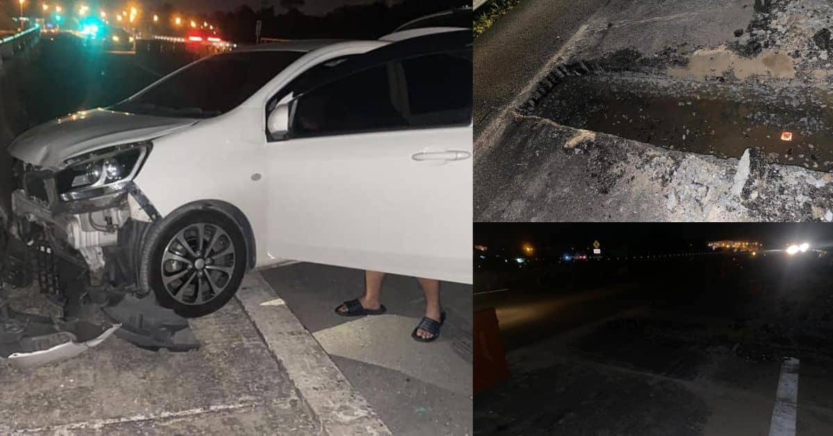 Jalan Gelap Tanpa Lampu Punca Kemalangan, Netizen 'Complain' Jalan Pan Borneo Moyan Berbahaya