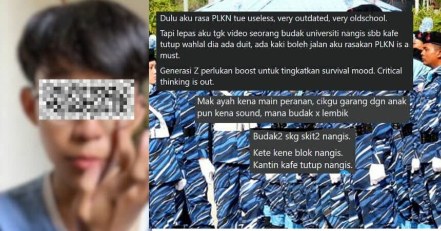 'Kafe Tutup Pun Budak Uni Nangis,' Cadangan Lelaki Ini Untuk Kembalikan PLKN Diterima Hebat Netizen