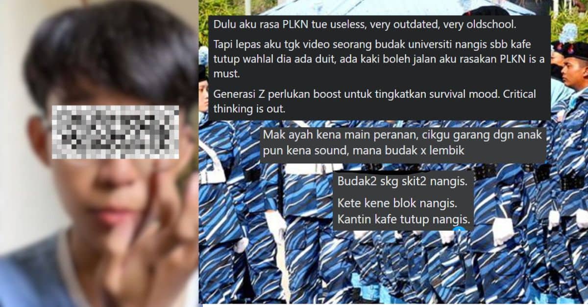 'Kafe Tutup Pun Budak Uni Nangis,' Cadangan Lelaki Ini Untuk Kembalikan PLKN Diterima Hebat Netizen