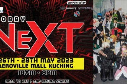 Khas Untuk Peminat Anime, 'Hobby Next' Bakal Berlangsung 26 Mei Ini Di Aeroville Mall Kuching