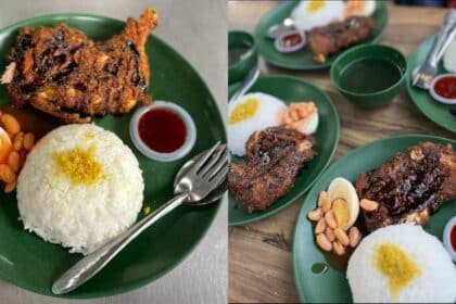 'Legend' Di Kota Samarahan, Anda Wajib Cuba Nasi Ayam Mak Entek Di Desa Ilmu