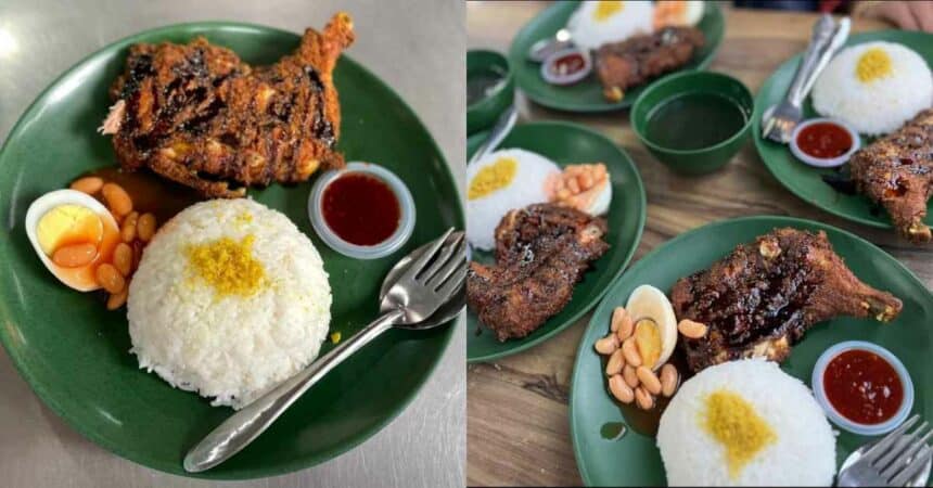 'Legend' Di Kota Samarahan, Anda Wajib Cuba Nasi Ayam Mak Entek Di Desa Ilmu