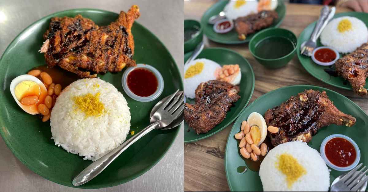 'Legend' Di Kota Samarahan, Anda Wajib Cuba Nasi Ayam Mak Entek Di Desa Ilmu