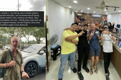 Mat Salleh Tertinggal 'Handphone' Dalam Grab Di Kuching, Kuasa Viral Berjaya Bantu Menemuinya