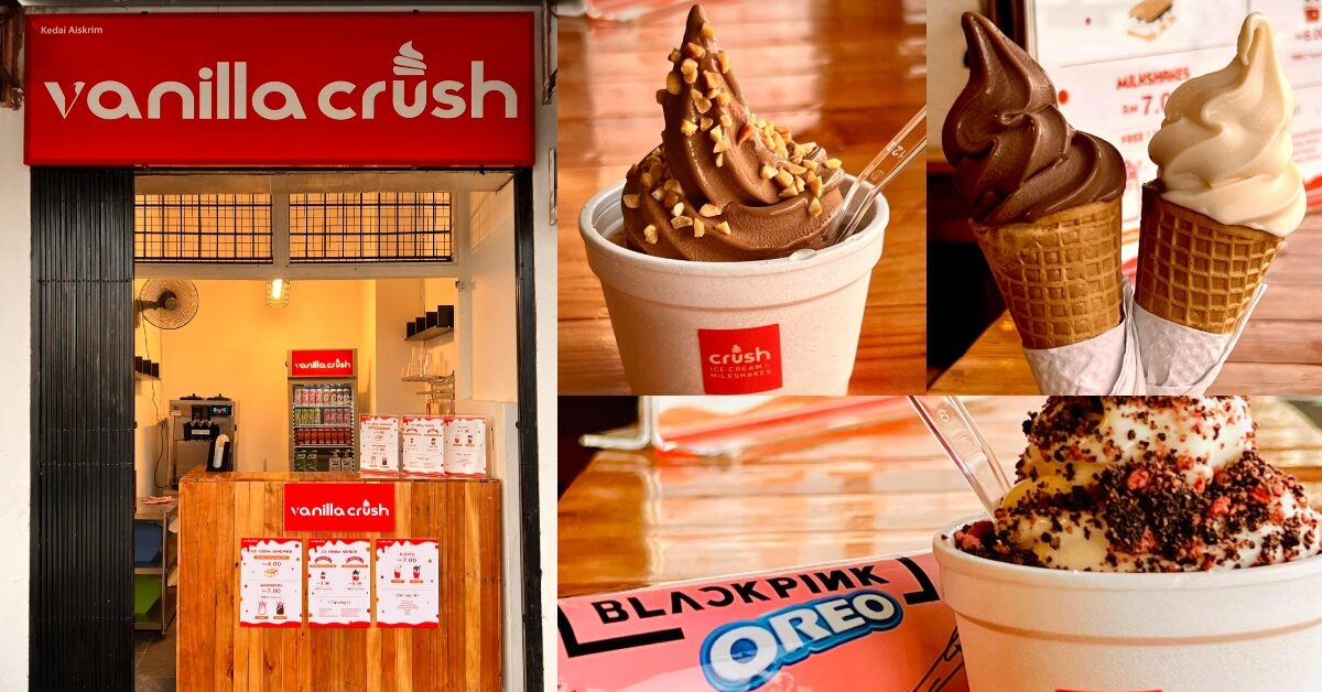 Menyegarkan Dan Lazat, Ketahui Kedai Aiskrim Vanilla Crush Di Satok Kuching