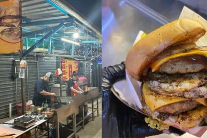 [NON-HALAL] Daging 'Patty' Dibuat Secara Homemade, Anda Perlu Cuba Pork Burger PorKing Kuching