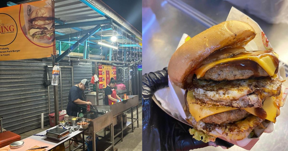 [NON-HALAL] Daging 'Patty' Dibuat Secara Homemade, Anda Perlu Cuba Pork Burger PorKing Kuching