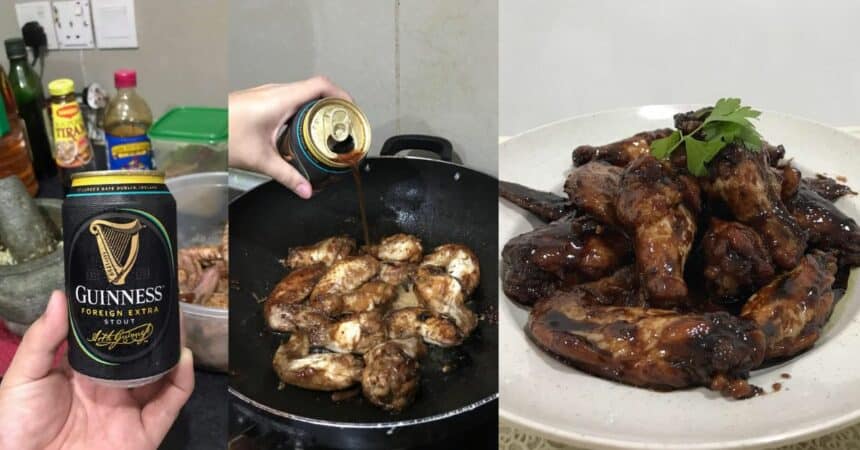[NON-HALAL] Hidangan Gawai 'Special', Ini Resipi Ayam Masak Stout Yang Pernah Viral