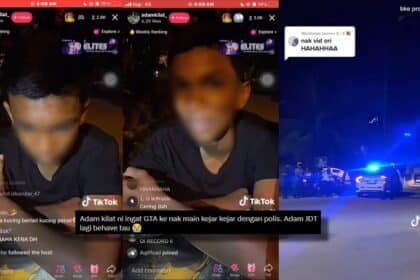 Padah Cabar Polis Tangkap Dirinya Menerusi Live Tiktok, Mat Rempit Akhirnya 'Terciduk'