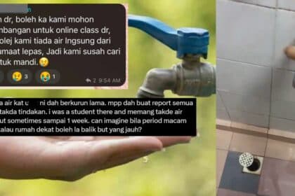 Pelajar 'Complaint' Asrama Tiada Air, Respon Lecturer Universiti Di Sabah Ini Buat Netizen Geram