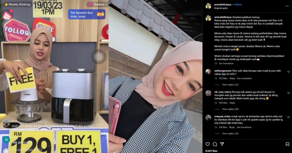 'Pergi Minta Maaf Dekat Ahmoi', Netizen Panas Hati Lihat Mira Kembali Buat Live Di Tiktok