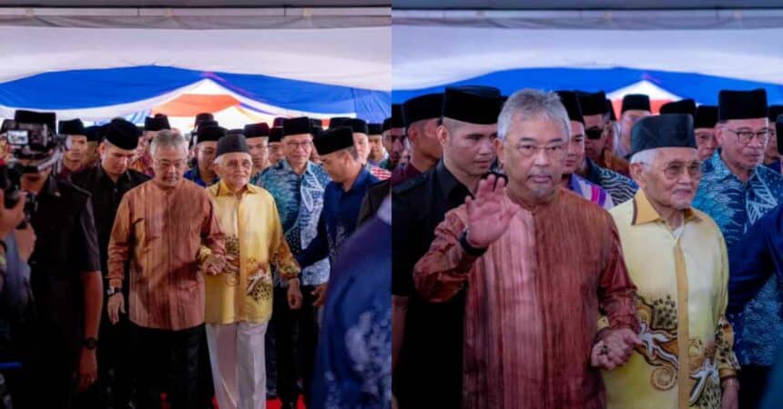 Pimpin Tangan TYT Sarawak, Netizen 'Cair' Lihat Kemesraan YDP Agong