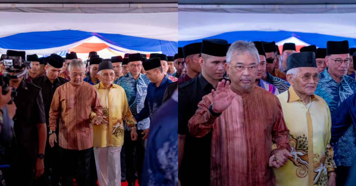 Pimpin Tangan TYT Sarawak, Netizen 'Cair' Lihat Kemesraan YDP Agong