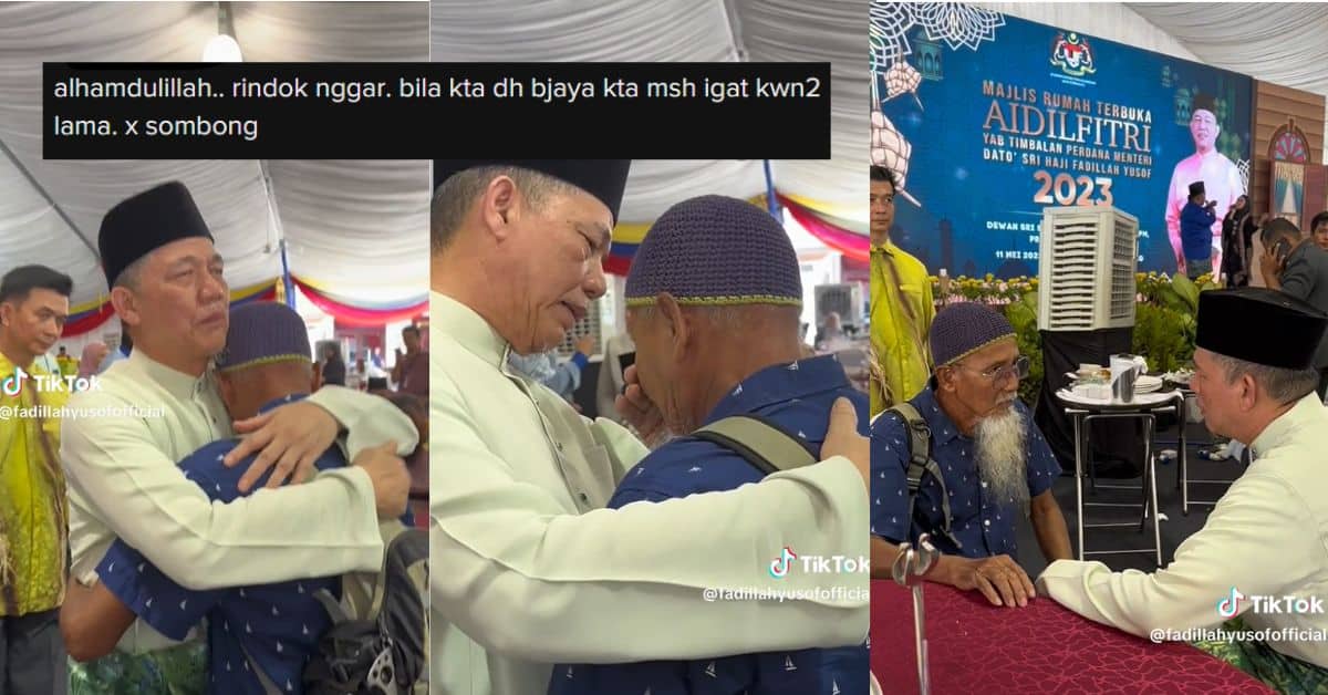 'Rindok Nangga,' Video TPM Fadillah Terharu Jumpa Rakan Lama Dari Zaman Sekolah Buat Netizen Sebak