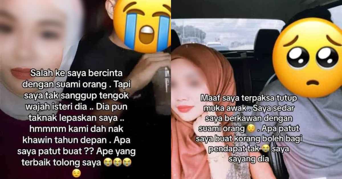 'Salah Ke Bercinta Dengan Suami Orang', Perkongsian Gadis Ini Raih Perhatian Di Twitter