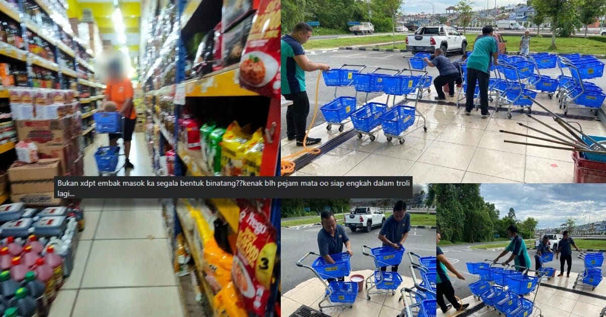 Selamba Bawa Anjing Dalam Troli, Supermarket Di Sibu Ini Ambil Tindakan Serta Merta