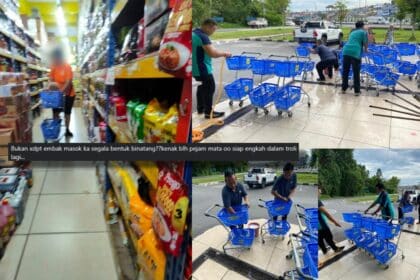 Selamba Bawa Anjing Dalam Troli, Supermarket Di Sibu Ini Ambil Tindakan Serta Merta