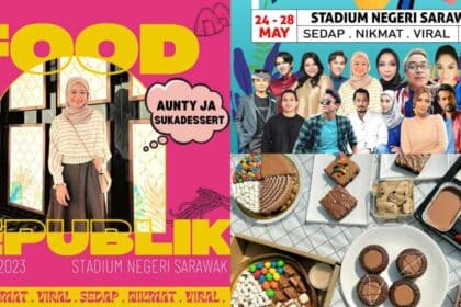 Suka Dessert Antara 'Vendor' Yang Memeriahkan Food Republik Di Stadium Kuching Hari Ini
