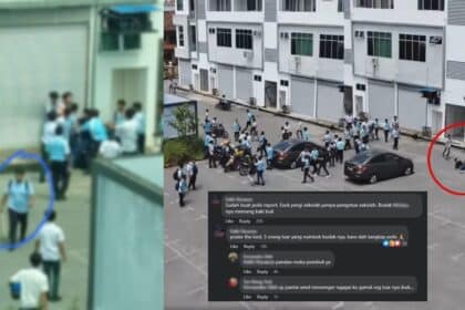 Tular Pelajar Bertumbuk Di Sibu, Individu Ini Dedah Rakaman Video Buli Di Kawasan Lot Kedai