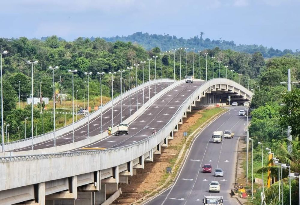 11 Bahagian Sudah Siap, Projek Jalan Pan Borneo Kini Capai 94 Peratus Setakat Ini
