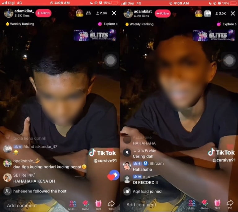 Padah Cabar Polis Tangkap Dirinya Menerusi Live Tiktok, Mat Rempit Akhirnya 'Terciduk'