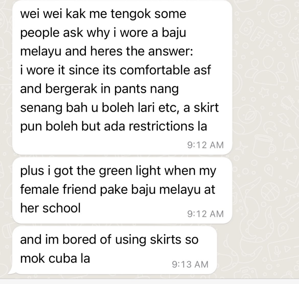 Gara-Gara Guna Baju Melayu, Gadis Kongsi Muka Lebam Ditumbuk Guru Sekolah Di Kuching