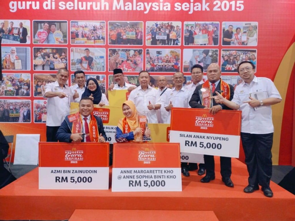 Kongsi Kisah Cikgu Luar Biasa, Tiga Pendidik Dari Sarawak 'Bolot' Anugerah Guru Inspirasi McDonald's