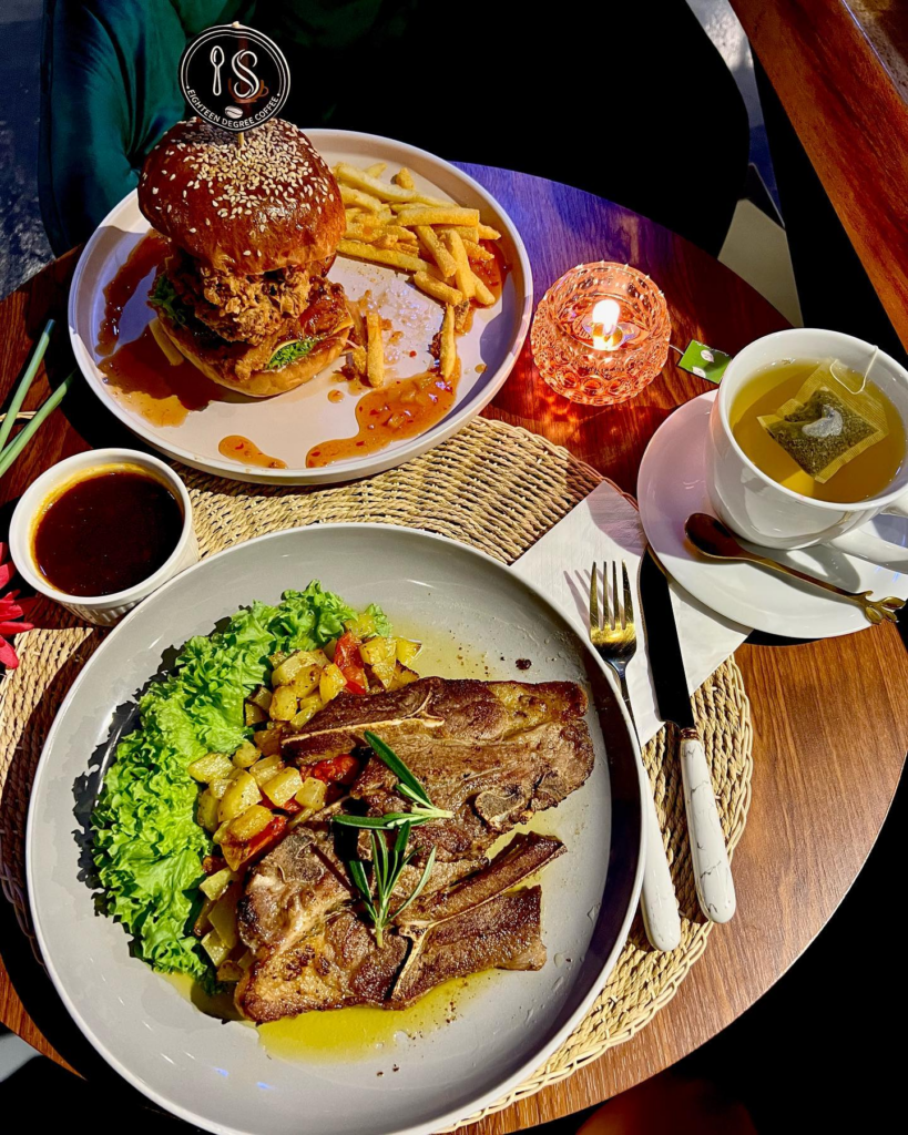 Makanan Western Menarik Di Kuching, Eighteen Degree Coffee Sajikan Menu Enak Buat Anda