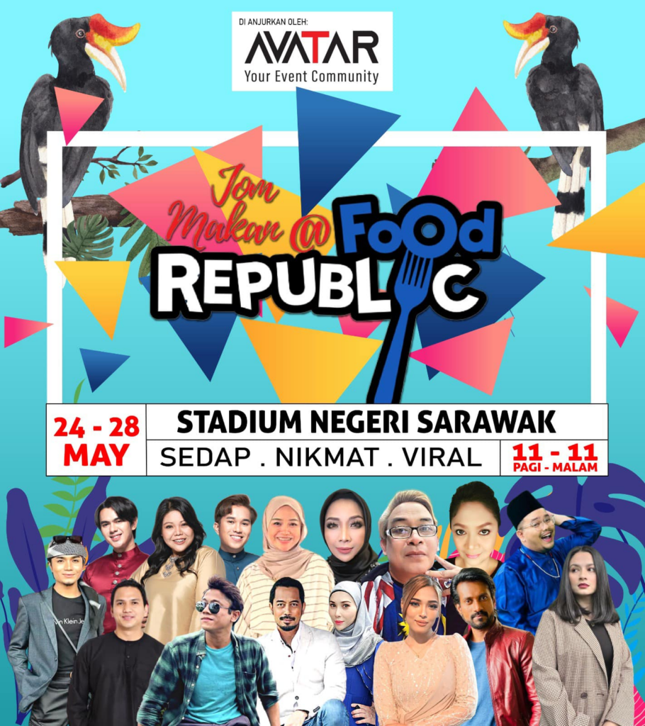 Suka Dessert Antara 'Vendor' Yang Memeriahkan Food Republik Di Stadium Kuching Hari Ini