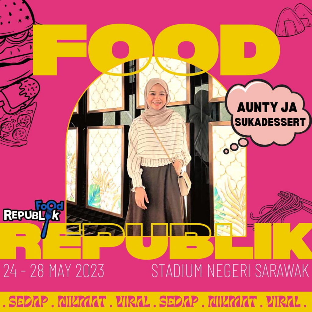 Suka Dessert Antara 'Vendor' Yang Memeriahkan Food Republik Di Stadium Kuching Hari Ini