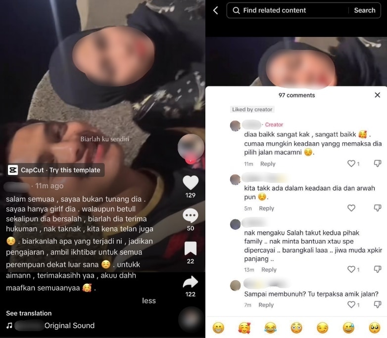Toreh Perut Dan Dibakar Untuk Sembunyi Kehamilan, Netizen Panas Hati GF Backup Pembunuh