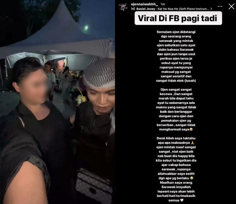 'Jangan Beri Malu Sarawak', Netizen Geram Individu Ini Ajar Ojen Aiwah Sebut Ayat Kotor