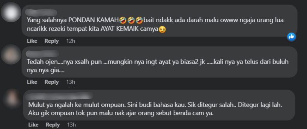 'Jangan Beri Malu Sarawak', Netizen Geram Individu Ini Ajar Ojen Aiwah Sebut Ayat Kotor