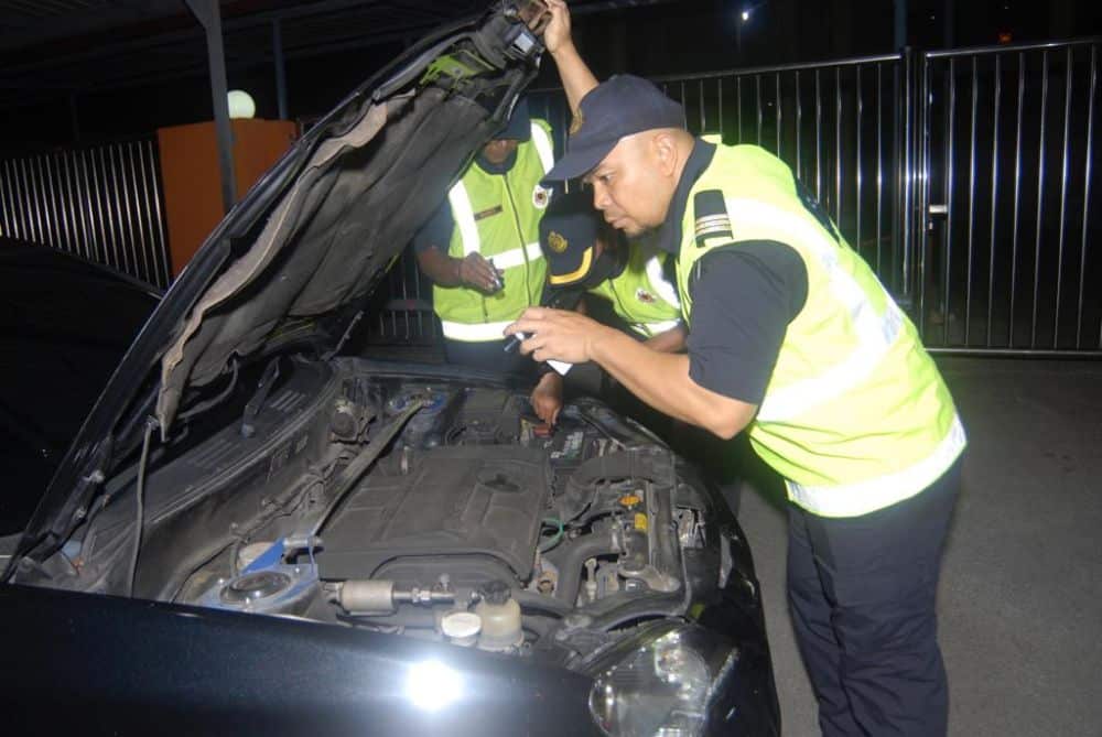 40 Kenderaan Berlampu LED Dan HID, Dikenakan Tindakan JPJ Sibu