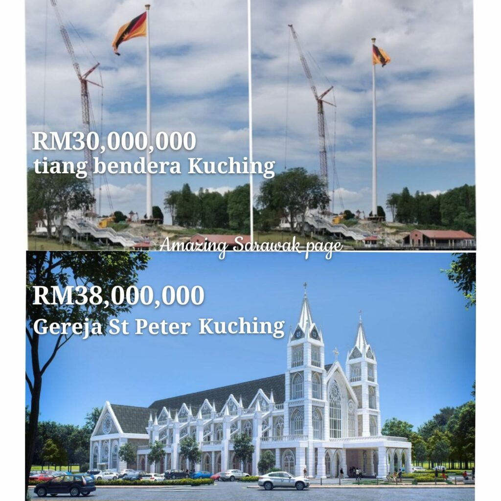 Siap Banding Tarikan Ikonik Lain Di Kuching, Tiang Bendera 30 Juta Jadi Pertikaian Netizen