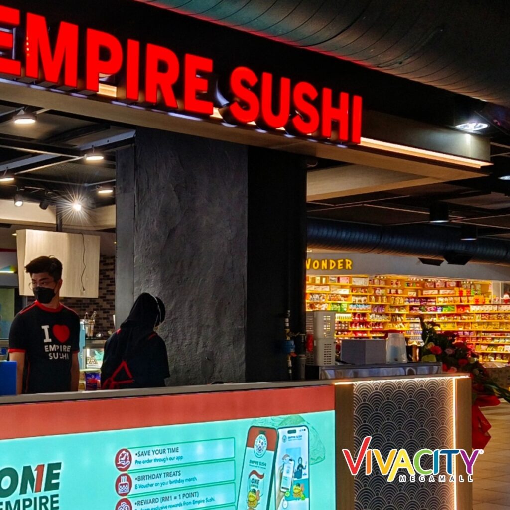 Khas Buat Penggemar Sushi, Empire Sushi Cawangan Pertama Di Sarawak Kini Dibuka